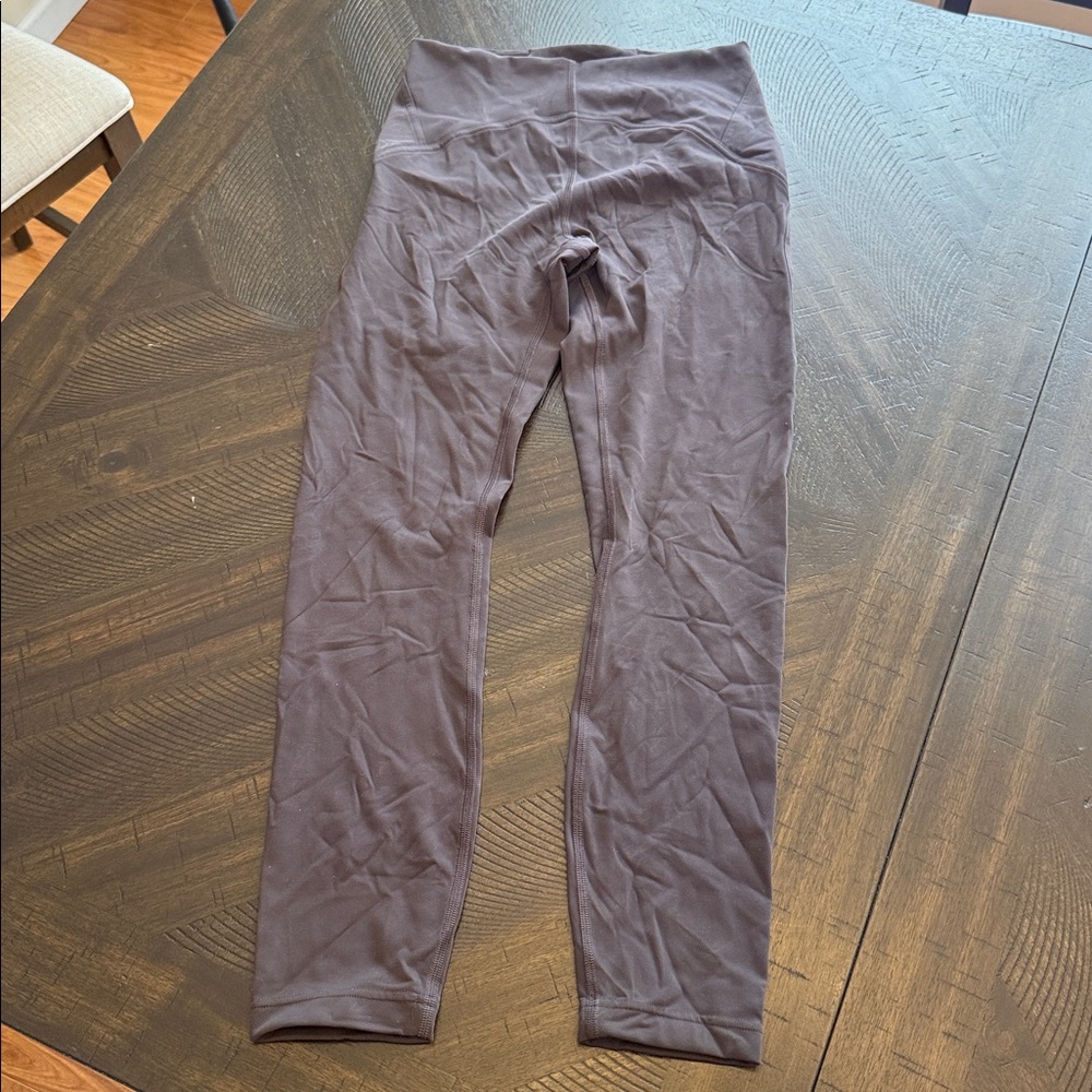 Lululemon 25” Charcoal Grey Leggings - Size 6